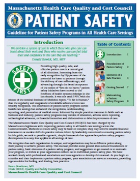 Patient Safety Guidelines pdf